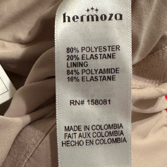 NWT Hermoza Vera Colorblock One Piece Swimsuit in Pink / Poppyred - Picture 8 of 12